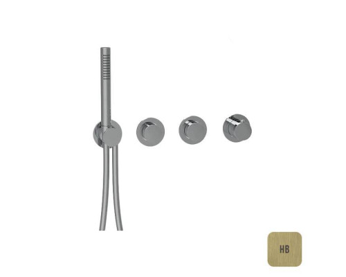 Almar Modular Смеситель для душа, настенный, термостатический, цвет: High Brass Brushed PVD. E180433.HB