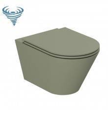 Azzurra Forma Унитаз подвесной 54х37см, TORNADO бесшумный, цвет: Verde natura. FOR1800/F NA/cr,  FMVKSPE0000WNA
