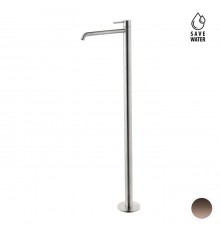Newform X-STEEL 316 Смеситель для раковины, напольный, излив 28см., наружная часть, цвет: PVD Brushed copper bronze. 69618EX.59.067