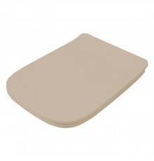 Artceram A16 Крышка с сиденьем Slim для унитаза, механизм soft-close, цвет sabbia/хром. ASA001 59 71
