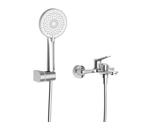 Смеситель для ванны с душем BelBagno Unique UNIQUE-VASM-CRM хром