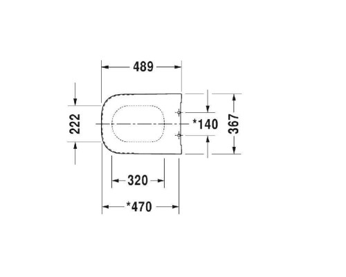 Duravit Happy D.2 Сденье для унитаза с микролифтом, петли нерж сталь, цвет: белый. 0064690099
