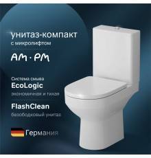 Унитаз-компакт AM.PM Spirit V2.0 FlashClean с микролифтом