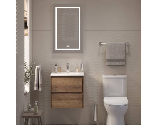 Мебель для ванной комнаты BelBagno Kraft 39 50 rovere tabacco, раковина BB-8099-3-50 Мебель для ванной комнаты BelBagno Kraft 39 50 rovere tabacco, раковина BB-8099-3-50
