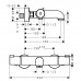 Hansgrohe Ecostat Термостат для ванны Ecostat 1001 CL, ВМ, цвет: хром. 13201000