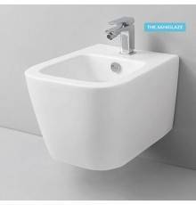 Artceram A16 Биде подвесное 36х52см., 1 отв., saniglaze, с креплениями, цвет: белый. ASB004 01 00
