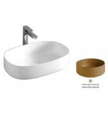 Artceram Cognac Раковина 55x35см., накладная, без отв., цвет: ombra cipro naturale. COL003 18 00