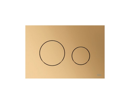 TECEloop 2.0 Пластиковая панель смыва унитаза для системы двойного смыва, цвет панели латунь металли 9240936