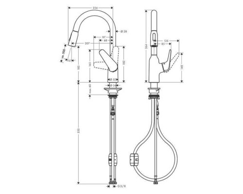 Hansgrohe Focus Смеситель для кухни, однорычажный, на 1 отв., цвет: хром. 71801000 Hansgrohe Focus Смеситель для кухни, однорычажный, на 1 отв., цвет: хром. 71801000