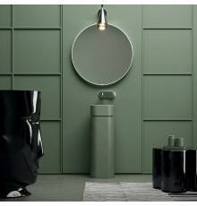 Kerasan Hako Раковина квадратная 30см, на пьедестале, без отв., цвет: verde matte. 554311,  557311