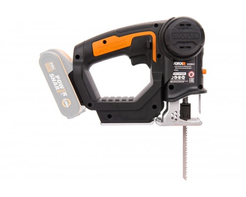 Лобзик аккумуляторный-сабельная пила WORX Axis WX550.9, 20В, без АКБ и ЗУ
