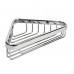Colombo Basic Угловая металлическая полочка 20.5x12x4.5см, цвет: хром. B2732.CR