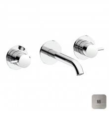 Almar Mixers Смеситель для раковины, настенный, цвет: никель брашированный. E210057.NB