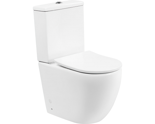 Унитаз-компакт BelBagno Amanda BB051CPR безободковый, крышка BB2031SC с микролифтом, бачок BB051T Унитаз-компакт BelBagno Amanda BB051CPR безободковый, крышка BB2031SC с микролифтом, бачок BB051T