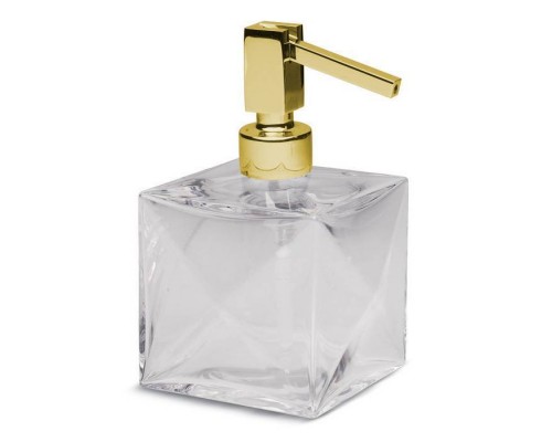 Bertocci Grimilde Дозатор настольный, цвет: прозрачный хрусталь/золото. 119 9048 5000