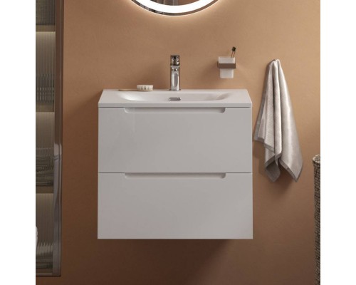 Тумба с раковиной BelBagno Etna 39 60 bianco lucido, раковина BB-8099-3-60