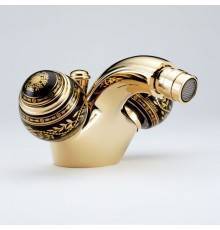 THG Marquise porcelaine noire Смеситель для биде, 1 отв., цвет: золото/черный фарфор. A7F-F01-3202