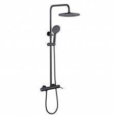 Душевая стойка Abber Emotion AF8816BL, матовая черная