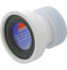 Отвод McAlpine MRWC10 с манжетой, 14°, 140 мм