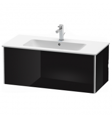 Duravit XSquare Тумба подвесная, 101х47.8х40см, с раковиной, с 1 выдв ящик, цвет: черный глянц  . 2336100000,  XS407304040