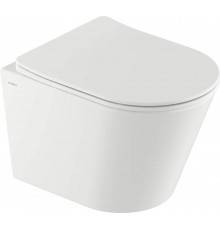 Унитаз подвесной Pragma Olako 901855.OLK1.GWWT.001-2, безободковый, с микролифтом