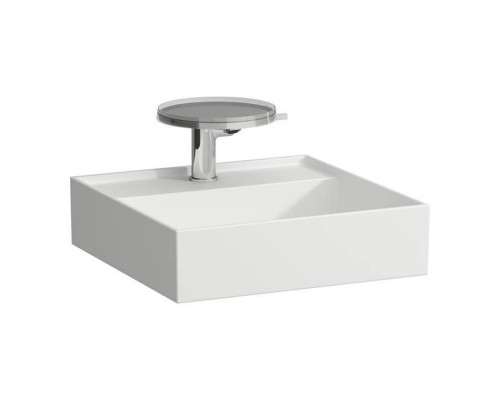 Laufen Kartell Раковина 46х46см., накладная, 1 отв., без перелива, цвет: белый матовый. 8.1533.1.757.111.1 Laufen Kartell Раковина 46х46см., накладная, 1 отв., без перелива, цвет: белый матовый. 8.1533.1.757.111.1