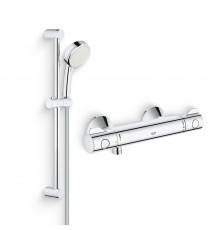 Душевой комплект Термостат Grohe Grohtherm 800 34558000 для душа + Гарнитур Tempesta Cosmopolitan 27786002
