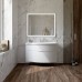 Kerama Marazzi Riva Тумба подвесная 100см, правая, с раковиной, цвет: белый матовый. RV.wb.100Rh,  RV.100Rh\WHT.M
