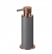 ADJ Диспенсер для жидкого мыла, D7xH19см., цвет: copper/серый. 4980.copper/03
