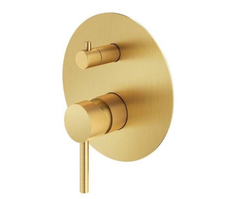 Plumberia Selection IXO Смеситель для душа, встраиваемый, на 2-3 выхода, цвет: брашированое золото. XO1901OB Plumberia Selection IXO Смеситель для душа, встраиваемый, на 2-3 выхода, цвет: брашированое золото. XO1901OB