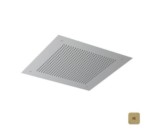 Almar Velvet Rain Верхний душ, встраиваемый, 38х38см., 1 режим, цвет: латунь брашированная PVD. E044279.HB Almar Velvet Rain Верхний душ, встраиваемый, 38х38см., 1 режим, цвет: латунь брашированная PVD. E044279.HB