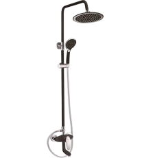 Душевая стойка Shevanik S9836H черный, хром