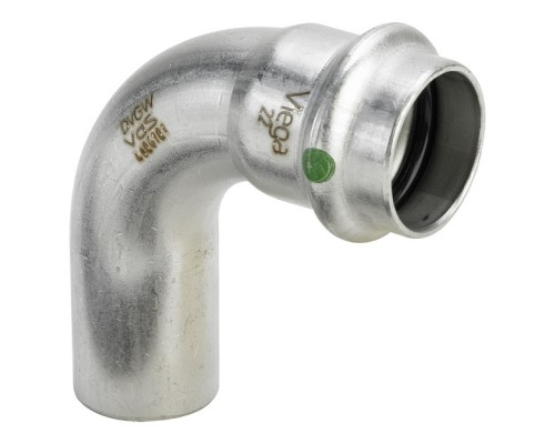 Угольник 90° Viega Sanpress Inox нержавеющая сталь 18 мм. 435714