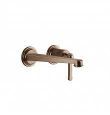 Gessi Venti20 Смеситель для раковины, встраиваемый, излив 20.1см., цвет: Copper Brushed PVD. 65089#708