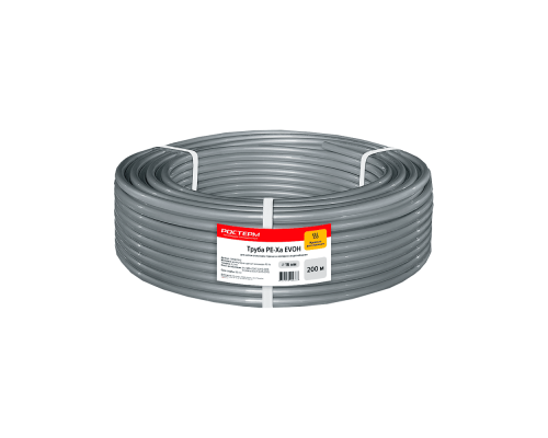 Труба РОСТерм PE-Xa/EVOH 16х2,2 из сшитого полиэтилена, бухта 200м, серая 16PAEVOH2
