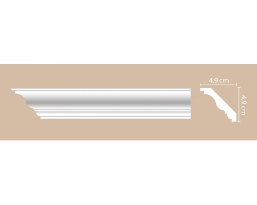 Плинтус потолочный DECOMASTER A210 (49*49*2000мм) Плинтус потолочный DECOMASTER A210 (49*49*2000мм)