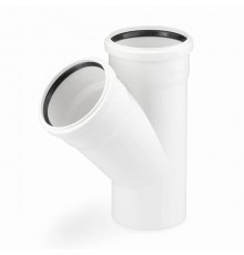 Тройник Rehau RAUPIANO plus Ø90/Ø50/45°. 11232741001