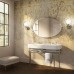 DevonDevon Crystal Memphis Консоль 123.8х55.7см, с двойной раковиной на 3 отв, плексигласс, напольный, цвет: глянцевый никель/плексигласс/белый. DEWDBLUES3FBI,  DDCRYMEMPHNK