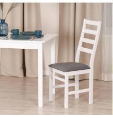 Комплект стульев TetChair Дельфийская Rosario тёмно-серый, white, в разобранном виде, 2 шт
