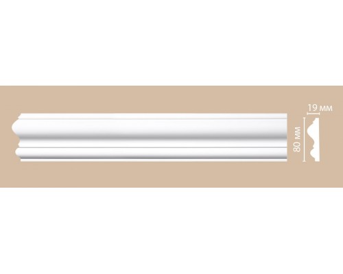 Молдинг гладкий DECOMASTER 97617F гибкий (80*19*2400мм) Молдинг гладкий DECOMASTER 97617F гибкий (80*19*2400мм)