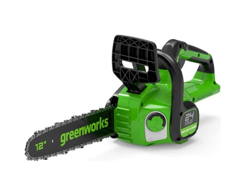 Пила цепная аккумуляторная Greenworks GD24CS30, 24V, 30см, б/щ (АКБ 2Ач и ЗУ) Пила цепная аккумуляторная Greenworks GD24CS30, 24V, 30см, б/щ (АКБ 2Ач и ЗУ)