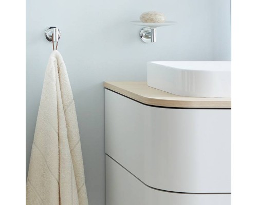 Duravit Happy D.2 Plus Тумба подвесная 160x55x40.8см с 2 раковинами, 4 ящика, цвет: nordic white satin matt/mediterrenean oak. 2359600000,  HP032HB7171,  HP4974B3939