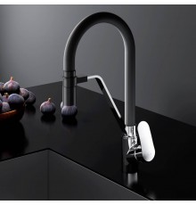 F8007802 Смеситель для кухни с каналом для питьевой воды и гибким изливом