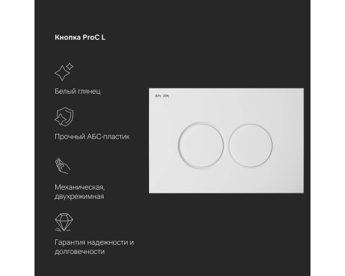 I012710.0101 Инсталляция для подвесного унитаза с клавишей ProC L
