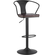 Барный стул Stool Group Tolix Arms Soft черный матовый