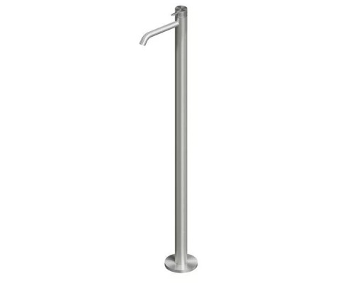 QuadroDesign Source Смеситель для раковины, напольный, цвет: brushed stainless steel. 1205AS/1