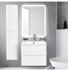 Мебель для ванной комнаты BelBagno Albano 70 подвесная, bianco lucido