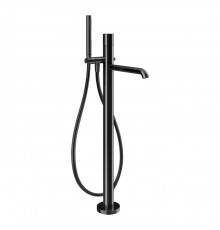 Gessi Habito Unito Смеситель для ванны напольный, с ручным душем, цвет: Black Metal PVD. 70028#706