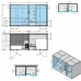Effegibi BodyLove SH Front СаунаХаммам 393x176x220см, пристенная, цвет: термообработанная древесина/гладкое стекло. BL 40 23 0006