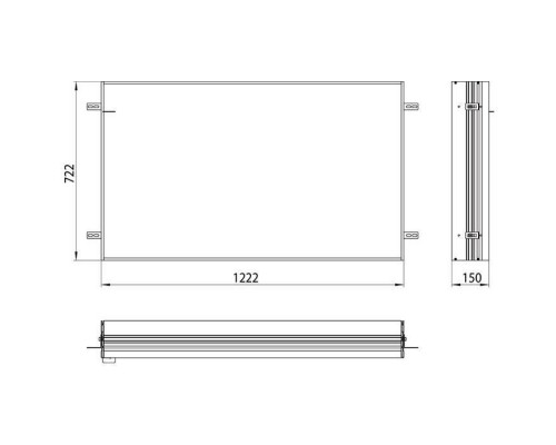 Emco Asis prime Встраиваемая рама для зеркального шкафа, 122.2xH72.2см. 9497 000 13 Emco Asis prime Встраиваемая рама для зеркального шкафа, 122.2xH72.2см. 9497 000 13